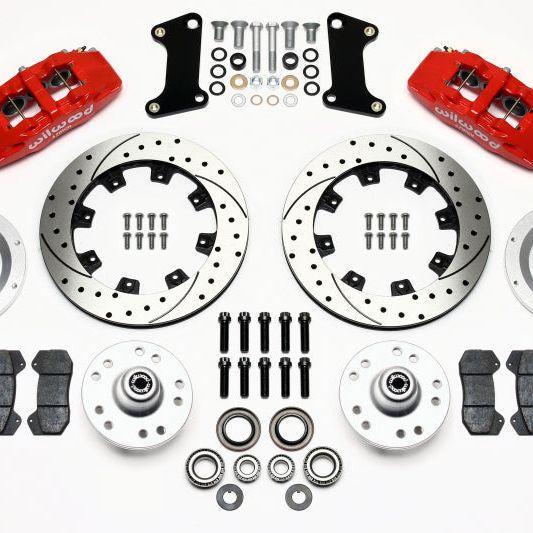 Wilwood Dynapro 6 Front Hub Kit 12.19in Drilled Red 67-69, Auto-onderdelen, Remmen en Aandrijving, Ophalen of Verzenden
