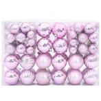 vidaXL Kerstballen 100 st Ø3/4/6 cm roze, Diversen, Verzenden, Nieuw