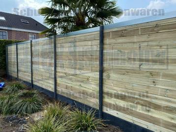 Blokhutprofiel schutting | volledig privacy | €135,- pm beschikbaar voor biedingen