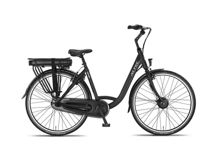 E-bike Dame 28 inch Altec Sapphire 3 Versnellingen Mat Zwart, Fietsen en Brommers, Elektrische fietsen, Nieuw, 51 tot 55 cm, Overige merken