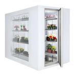 GGM Gastro | Koelcel - 2100x2100mm - 6,9m³ - 3 glazen zijden, Verzenden