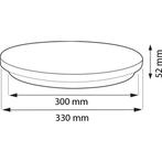 LED Plafondlamp - Elotra - Opbouw Rond 24W - Helder/Koud Wit, Huis en Inrichting, Lampen | Plafondlampen, Ophalen of Verzenden