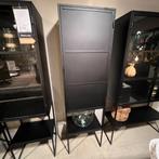 Bergkast Orizone - Zwart Metaal - Pronto Wonen, Ophalen of Verzenden, Nieuw, 50 tot 100 cm, Industrieel