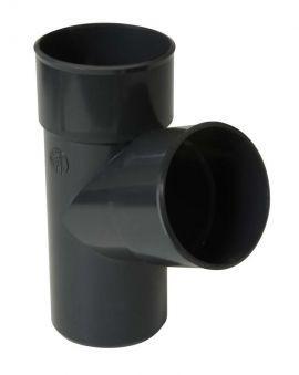 Nicoll PVC-Ti T-stuk 67,5 graden mof-spie antraciet Ø80, Doe-het-zelf en Verbouw, Buizen en Afvoer, Ophalen of Verzenden