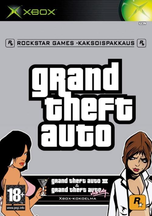 Grand Theft Auto Double Pack (Xbox), Spelcomputers en Games, Games | Xbox Original, Gebruikt, Vanaf 12 jaar, Verzenden