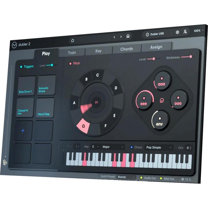 Vochlea Dubler 2 zang/beatbox naar MIDI converter (download), Computers en Software, Audio-software, Verzenden