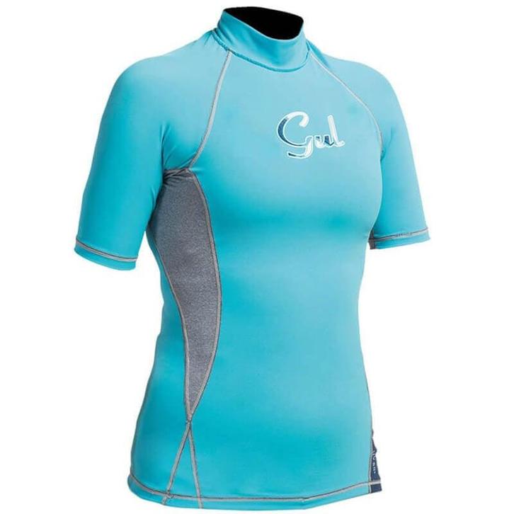 Gul Swami Short Sleeve Rash Vest Dames Turquoise Maat 34, Watersport en Boten, Watersportkleding, Ophalen of Verzenden