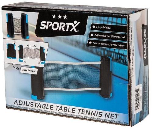 SportX - Tafeltennisnet Oprolbaar | SportX - Buitenspeelgoed, Kinderen en Baby's, Speelgoed | Buiten | Actiespeelgoed, Nieuw, Verzenden