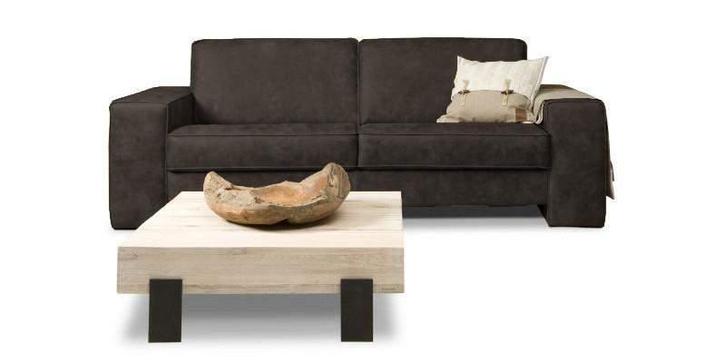 Bankstel Veneto - 2 zits banken - Bruin, Huis en Inrichting, Banken | Bankstellen, Nieuw, Overige materialen