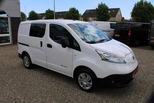 Nissan e-NV200, 80KW, Accu 24KW, Airco, Automaat, Auto's, Bestelauto's, Dealer onderhouden, Lease, Automaat, Financial lease, Wit