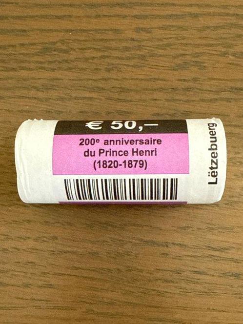 Luxemburg. 2 Euro 2020 200ste Verjaardag Prins Henri, Postzegels en Munten, Munten | Europa | Euromunten
