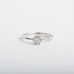 Stapelring - 18 karaat Witgoud Diamant (Natuurlijk)  -