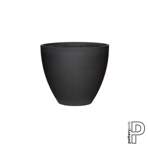 Plantenbak Jesslyn - Zwart Ø42 x (H)36 cm - Ø42 x (H)36 cm, Tuin en Terras, Planten | Tuinplanten, Ophalen of Verzenden