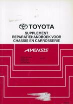 1999 Toyota Avensis chassis en carrosserie reparatiehandboek, Auto diversen, Handleidingen en Instructieboekjes, Verzenden