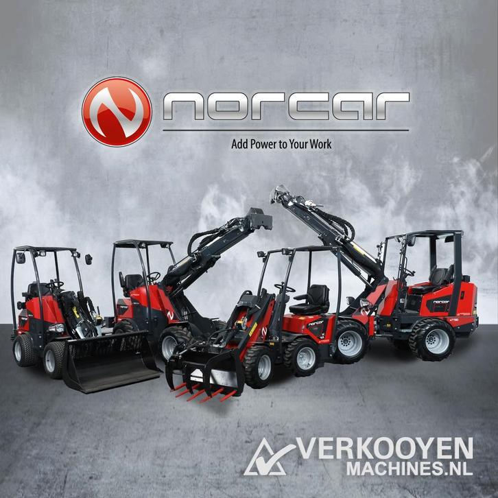 Norcar Shovel Minishovel - Telescoop -  Nieuw en demo!, Zakelijke goederen, Machines en Bouw | Kranen en Graafmachines, Wiellader of Shovel