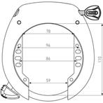 ABUS E-bike slot - Plug-in mechanisme - ABUS Plus systeem..., Ophalen of Verzenden, Nieuw