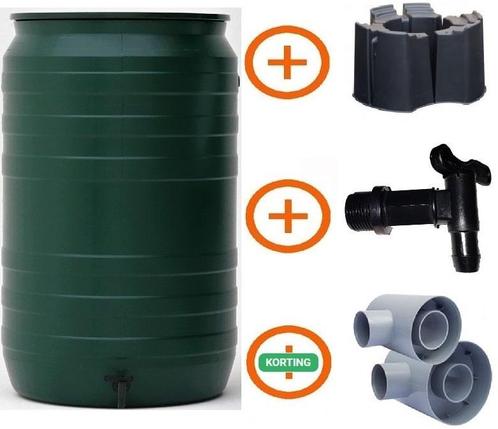 210 liter regenton actiepakket Smart, Tuin en Terras, Regentonnen, Nieuw