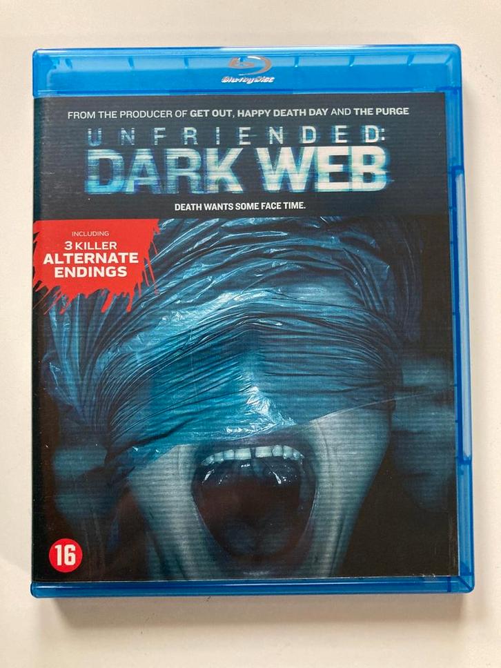 UNFRIENDED: DARK WEB (BLURAY), Cd's en Dvd's, Blu-ray, Gebruikt, Verzenden