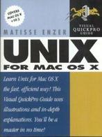 Visual quickpro guide: Unix for Mac OS X: Visual QuickPro, Gelezen, Matisse Enzer, Verzenden