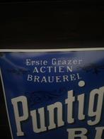 Vintage Emaille Bord - Puntigamer bier - Graz Putigam “Erste, Antiek en Kunst