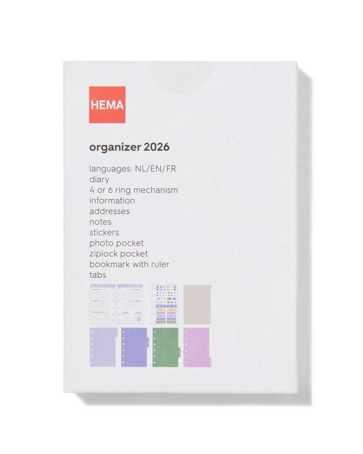 HEMA Navulling agenda 2026 12.3x8cm, Diversen, Agenda's, Nieuw, Verzenden