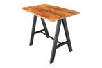 Massief houten bartafel MAMMUT 120cm natuurlijke acaciaboom, Huis en Inrichting, Tafels | Eettafels, Ophalen of Verzenden, Nieuw