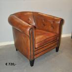 Schapenleren banken en fauteuils, Zo goed als nieuw, Leer