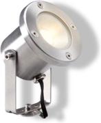 2dekans | Garden Lights: Protego Tuinspot - Zilvergrijs, Tuin en Terras, Buitenverlichting, Ophalen of Verzenden, Zo goed als nieuw