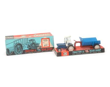 Model Tractor en Rear Dump, Britains Models, Engeland beschikbaar voor biedingen