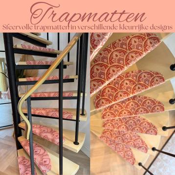 Trapmat design traploper kleurrijk van Merel in Wonderland! beschikbaar voor biedingen
