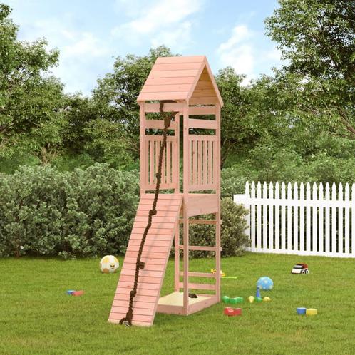 vidaXL Speelhuis met klimwand massief douglashout, Kinderen en Baby's, Speelgoed | Buiten | Speeltoestellen, Nieuw, Verzenden