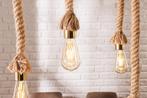 Hanglamp SEVEN SEAS 110cm recycled acacia hout naturel -, Huis en Inrichting, Lampen | Hanglampen, Ophalen of Verzenden, Nieuw