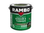 Veiling - Rambo Pantserbeits Transparant 2,5 liter Loofgroen, Doe-het-zelf en Verbouw, Verf, Beits en Lak, Nieuw