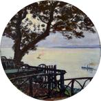 Paul de Castro (1882-1940) - Guinguette sur les bords de