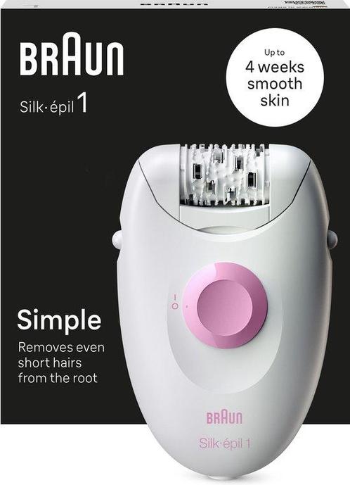 Braun Silk·épil 1 1-01 - Epilator Met Snoer - Voor Onthari, Sieraden, Tassen en Uiterlijk, Uiterlijk | Lichaamsverzorging, Nieuw