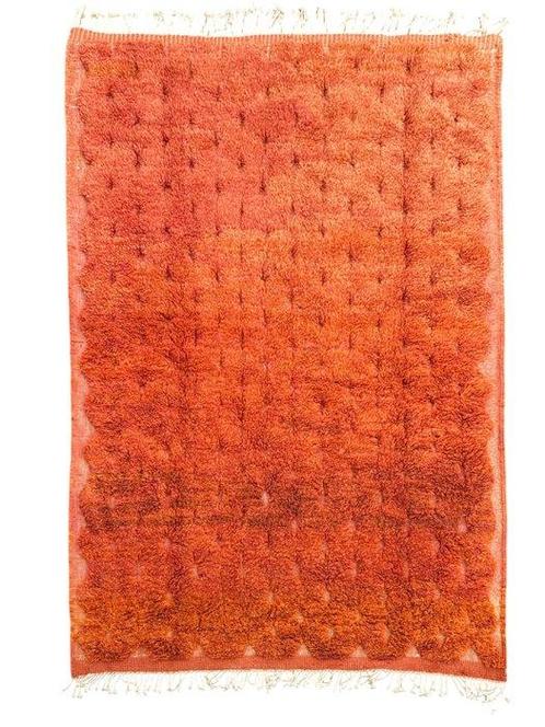 Berbers M’rirt Tapijt – Wol – Diepe Terracotta Verloop -, Huis en Inrichting, Stoffering | Tapijten en Kleden