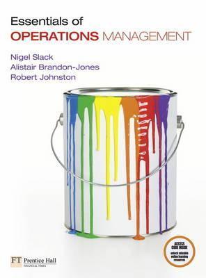 Essentials of Operations Management with MyOML 9780273756194, Boeken, Economie, Management en Marketing, Zo goed als nieuw, Verzenden
