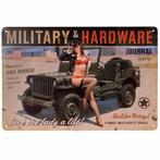 Metalen plaatje - Willy Jeep - Military&Hardware NIEUW, Huis en Inrichting, Ophalen of Verzenden, Nieuw