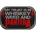 Pantera - Whiskey - Patch officiële merchandise, Verzamelen, Ophalen of Verzenden, Nieuw, Kleding
