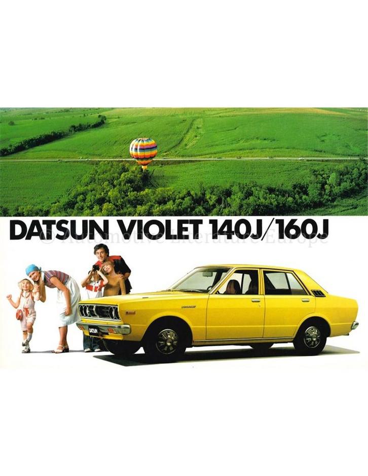 1978 DATSUN VIOLET 140J | 160J BROCHURE NEDERLANDS, Boeken, Auto's | Folders en Tijdschriften, Nissan
