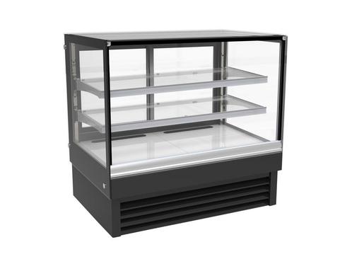 Combisteel Koelvitrine | 257L | Zwart | +2°c/+8°c | 3 Niveau, Witgoed en Apparatuur, Koelkasten en IJskasten, Ophalen of Verzenden