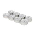 Waxinelichtjes | PerfectLED | 8 stuks (6 Branduren, Zilver), Verzenden, Nieuw