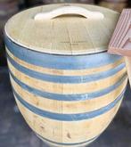 Eiken wijnvat 400L - Dompelbad - Ijsbad - Met trapje + zitje, Met kraantje, 150 liter of meer, Ophalen of Verzenden, Zo goed als nieuw