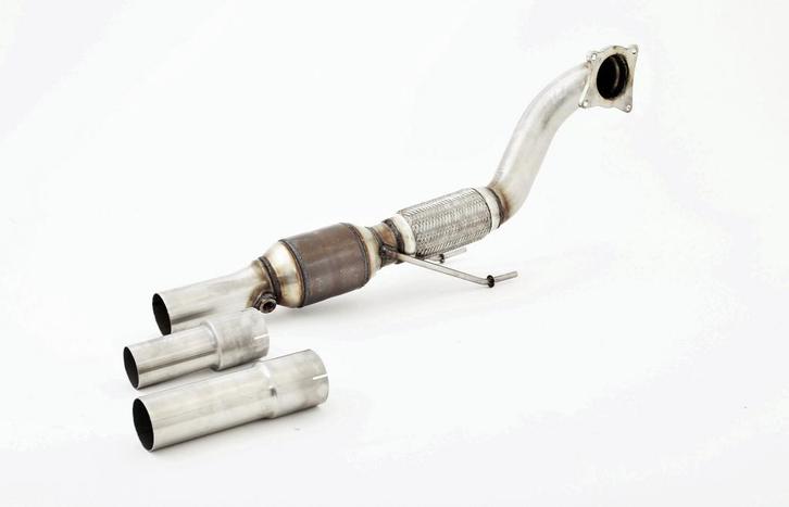 VW Polo 6R WRC 76mm Downpipe met 200 cels HJS Sport-Kat., Auto-onderdelen, Overige Auto-onderdelen, Ophalen of Verzenden
