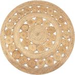 Tapijt Rond 150cm Jute - Retourdeal - 40% Korting!, Huis en Inrichting, Stoffering | Tapijten en Kleden, Beige, 150 tot 200 cm