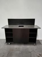 Verrijdbare buffet / afruimunit, zwart/grijs, 185 x 65 x 90, Ophalen, Nieuw in verpakking