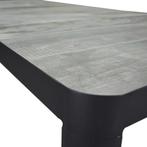 New Delhi dining tuintafel 220x100xH74 cm antraciet, Tuin en Terras, Tuintafels, Ophalen of Verzenden, Nieuw