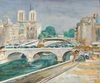 Dirk Filarski (1885-1964) - Vue sur le pont de Saint-Michel