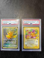 Pokémon - 2 Graded card - PSA 9 MINT Pikachu FA 160 &, Hobby en Vrije tijd, Verzamelkaartspellen | Pokémon, Nieuw