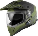Bogotto H331 BT Tour EVO Zwart Groen Bluetooth Enduro Helm, Motoren, Kleding | Motorhelmen, XS, Nieuw met kaartje, Overige merken